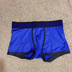 Blue American Eagle Boxer briefs.